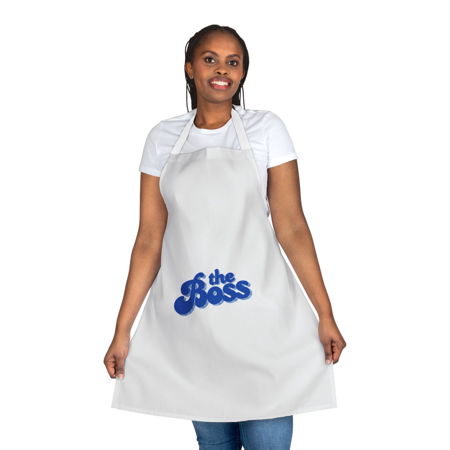 Boss Apron with 5-Color Straps, Cooking Gift, Chef Apron, Unique Kitchen Apparel, Birthday Gift for Him/Her, Funny Cooking Apron